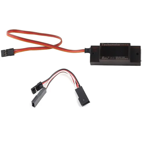 Vista 5 de Tacómetro de encendido RC Accesorio RC Encendido Mini Tacómetro V5.0 Medidor de revolución para motor de gasolina