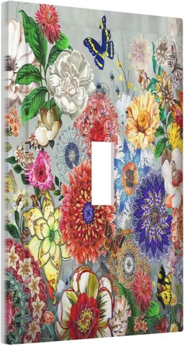 Vista 55 de Placa de pared de 1 cuadrilla, diseño de playa, océano, amanecer, mar, atardecer, cubierta de interruptor de luz en blanco, decorativo, sin