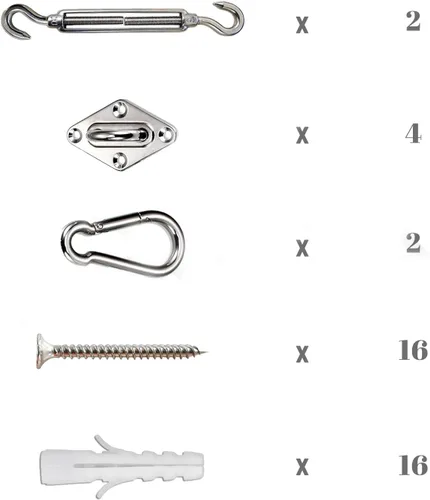 Vista 5 de Sunny Guard - Parasol cuadrado para patio o jardín, con bloqueo UV