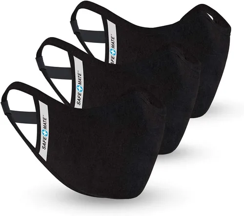 Vista 23 de Safe+Mate x Case-Mate – Cubrebocas de tela, lavable y reutilizable
