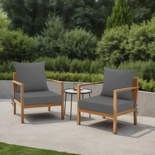 Vista 56 de idee-home Cojines impermeables para asiento de exteriores, para muebles de patio, cojines de repuesto para asiento profundo Hampton Bay