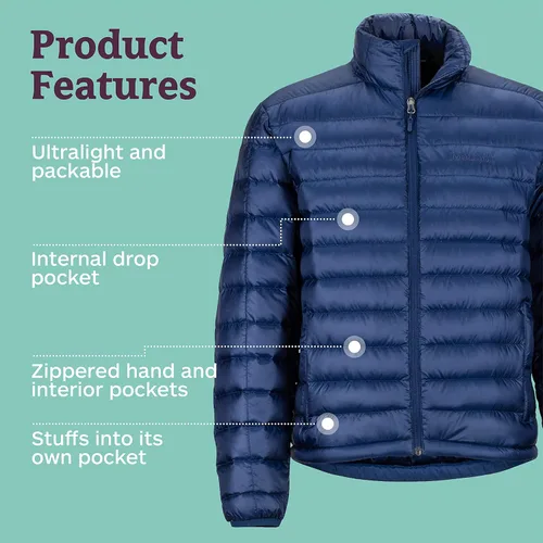 Vista 4 de MARMOT Chaqueta Zeus para Hombre - Relleno de 700, Aislante, Resistente al Agua, Puffer Ligero
