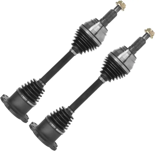 Detroit Axle - 2 ejes CV delanteros para Chevy GMC Sierra Silverado Suburban 1500 Tahoe Yukon Avalanche Cheyenne Cadillac Escalade ESV EXT,