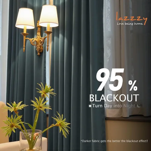 Vista 6 de Lazzzy Cortina opaca de terciopelo azul con aislamiento térmico para dormitorio, sala de estar, oscurecimiento de privacidad, cortinas de terciopelo