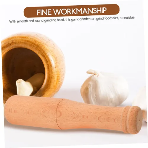 Vista 9 de DOITOOL Chucrut Pounder para frascos Mason Fermentaciones vegetales, palitos de madera de 7 pulgadas, chucrut