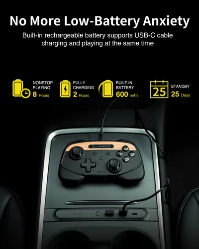 Vista 5 de JOUWA Multi-Device Wireless Controller Compatible for Tesla Model 3Y Model S Plaid,Model X Plaid Compatible for Switch, one controller set, SPECIAL