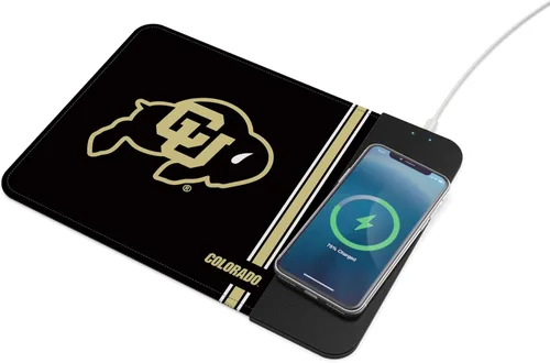 Vista 52 de SOAR NCAA Almohadilla de ratón unisex con carga inalámbrica para teléfono celular