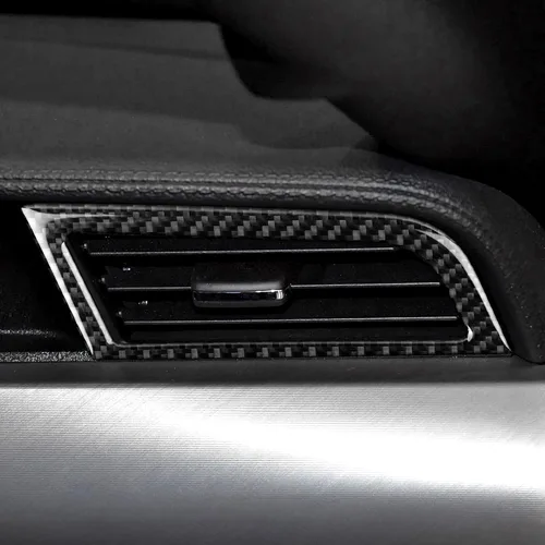 Vista 6 de Calcomanía de fibra de carbono para Ford Mustang 2015 2016 2017 2018 2019 2020 2021 2022 2023 cubierta