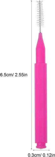 Vista 4 de Healeved 100 cepillos interdentales, cepillos interdentales, cepillos dentales, cepillos para limpiador, palillo de dientes, cabezal de hilo dental