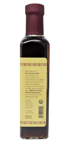 Vista 3 de Blue Cattle Truck Trading Co. Extracto de vainilla mexicana Pure Gourmet, mediano, 8.4 onzas