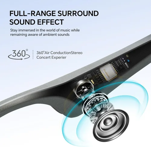 Vista 3 de Lentes inteligentes – Gafas Bluetooth para hombres con traducción de 160 idiomas con protección UV con chat GPT lentes inteligentes multifuncionales