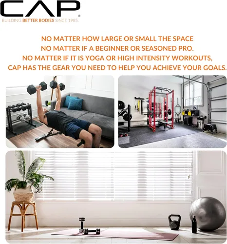 Vista 7 de CAP Barbell Estante de almacenamiento para árbol de placas olímpicas, varios