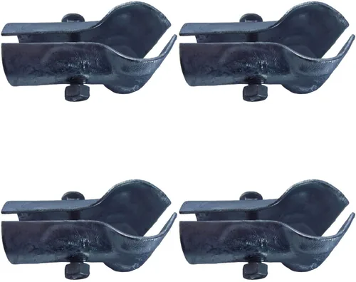 Vista 7 de ABRAZADERA FINAL/ABRAZADERA DE Panel T: Abrazadera de valla de enlace de cadena de 1-3/8" (para t-ing en una tubería (1-3/8" x 1-3/8"). 1 ABRAZADERA