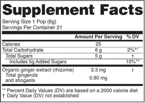 Vista 8 de Paquete de variedad de Tummypops de jengibre orgánico USDA (piña, melocotón y fresa)