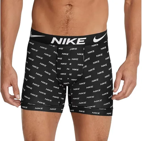 Nike Paquete de 3 calzoncillos tipo bóxer esenciales para hombre Negro -