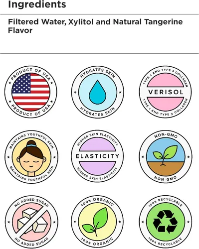 Vista 4 de BBGLO® Skin Rejuvenation - Bebida de colágeno – Complejo antienvejecimiento, 2.4 onzas líquidas (paquete de 6 botellas, original)