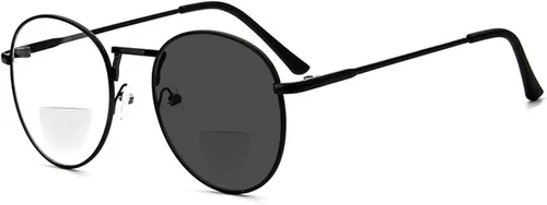 Gafas de lectura bifocales grises fotocromáticas lectores de gafas de sol de transición