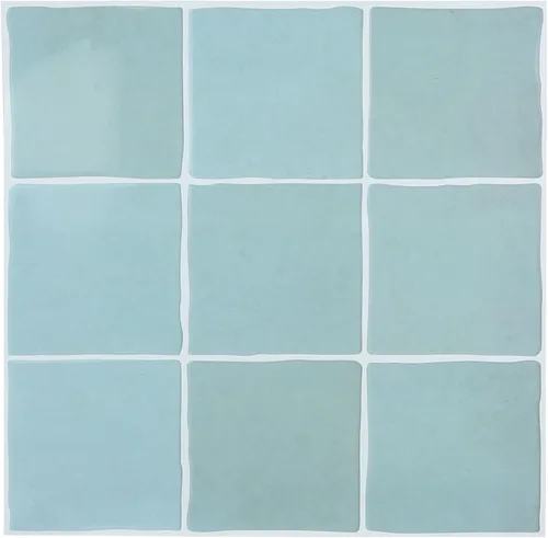 Azulejos cuadrados para despegar y pegar, azulejos autoadhesivos impermeables de 12 x 12 pulgadas, aspecto de cerámica realista para cocina, baño