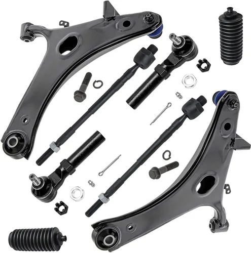 Vista 152 de Detroit Axle - Kit de brazos de control delanteros de 8 piezas para Toyota Sienna 2004-2010, 2 brazos de control inferiores con rótulas, 4 barras
