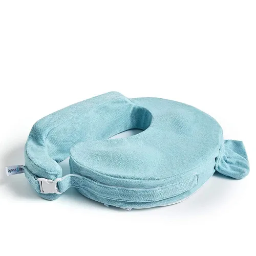 My Brest Friend Almohada de Lactancia - Deluxe - Comodidad Mejorada con Funda - Almohada Ergonómica de Lactancia para Máximo Soporte para Mamá y