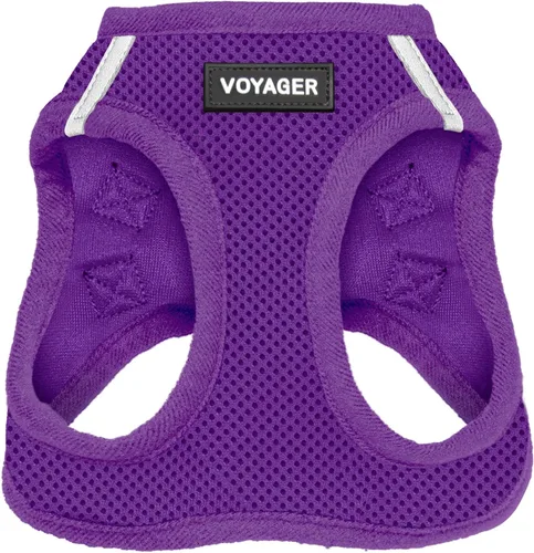 Vista 19 de Voyager Step-in Air - Arnés de malla para cualquier clima, reflectante, antitirones, para perros y gatos pequeños y medianos, con velcro, hebilla
