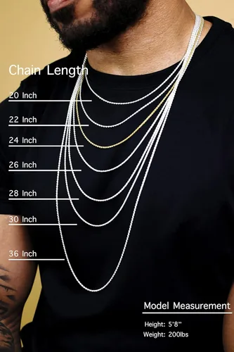 Vista 4 de Choose your clasp - Collar con cadena de cable de plata de ley de 1.2 mm