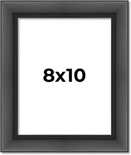 Vista 23 de Poster Palooza Marco de madera tradicional de 8 x 10 pulgadas con plexiglás acrílico UV, parte trasera de tablero de espuma y accesorios incluidos