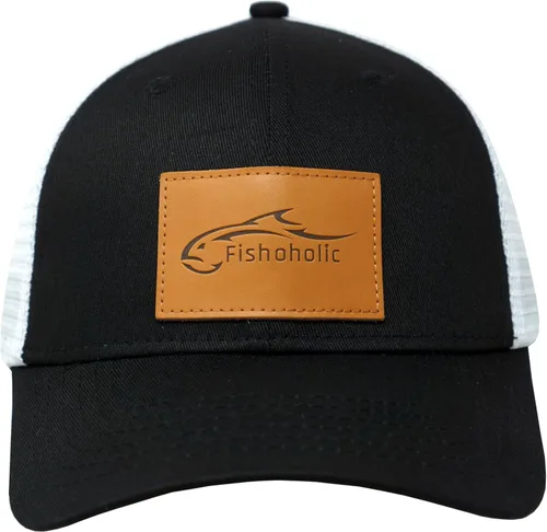 Vista 12 de Fishoholic Gorra de pesca de béisbol Snapback - Malla de camionero de pesca regalo para papá padre