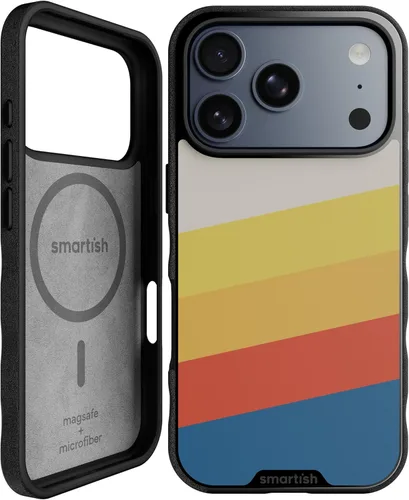 Vista 116 de Smartish® - Funda magnética para iPhone 15, Gripmunk compatible con MagSafe [ligera + protectora], funda de agarre delgada con forro de microfibra