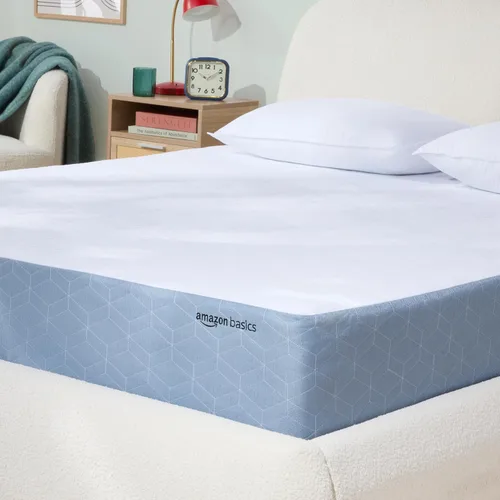 Vista 10 de Yaxa Basics Colchón de espuma viscoelástica, firmeza media, gel refrescante, colchón tamaño individual, espuma certificada CertiPUR-US®, 75 x 39 x