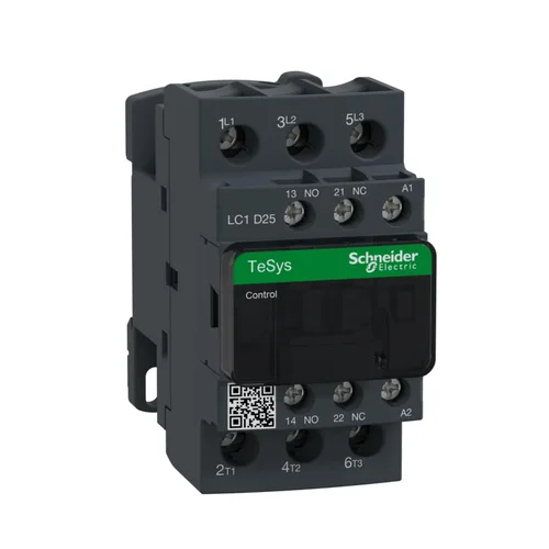 Contactor tripolar 25A 1Na+1Nf 220Vac Lc1D25M7, Schneider Electric
