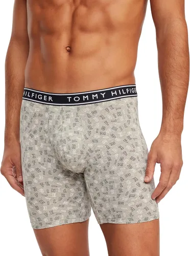 Vista 2 de Tommy Hilfiger Calzoncillos tipo bóxer elásticos de algodón para hombre (4 unidades)
