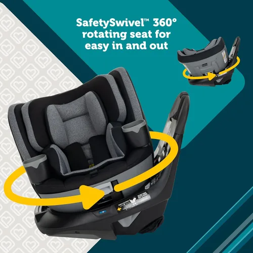 Vista 2 de Safety 1st Turn and Go 360 DLX Asiento de Auto Convertible Todo en Uno Giratorio, Sand Bucket