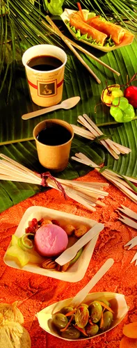 Vista 2 de PacknWood 210SPATBE-agitadores de bebidas envueltos individualmente, agitador de madera envuelto, agitadores de café de abedul, palitos de madera