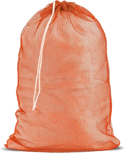 Vista 13 de Handy Laundry Bolsa de lavandería de malla XL, duradera, lavable a máquina con cierre de cordón seguro, perfecta para dormitorios universitarios