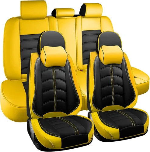 Vista 15 de Funda de asiento de auto para Ford Mustang Mach-E 2021-2023, funda de asiento duradera, resistente al desgaste, impermeable, transpirable, sin olor