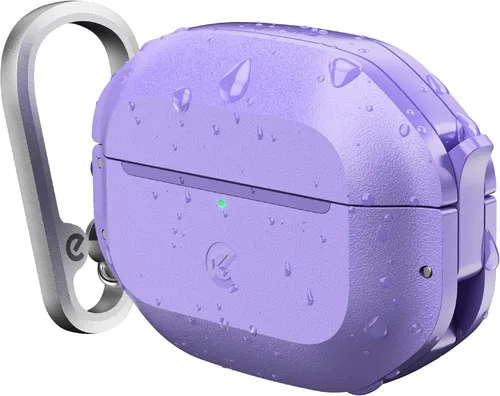 Vista 12 de Keybudz Funda para AirPods Pro 2 con Candado - Funda Completamente Impermeable para AirPods Pro 2da Generación - Llavero, Protección Resistente