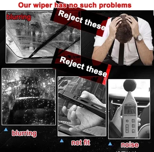 Vista 7 de Car Wiper Front Wiper Blades Compatible with Mazda CX-8 2017-2023 Windshield Windscreen Clean Window Car Rain Brushes 24"+18