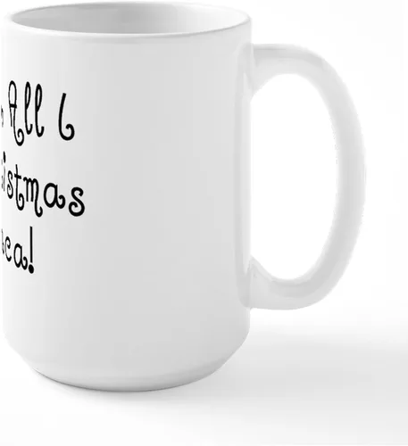 Vista 2 de CafePress Alpaca For Christmas Large Mug 15 oz (444 ml) Ceramic Coffee Mug