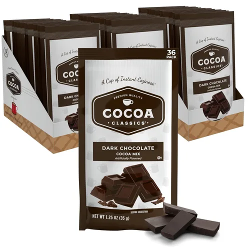 Vista 11 de Cocoa Classics Mezcla de Cacao Ártico Blanco, Chocolate Caliente, Hecho con Leche Sin Grasa, Solo Agrega Agua Caliente, Prepara Cacao Caliente