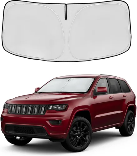 Vista 99 de Parasol para parabrisas Rivian R1S 2022-2024 2025, parasol para ventana frontal, ajuste personalizado, accesorios R1S, visera solar, pantalla