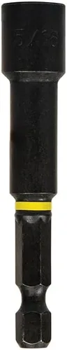 Vista 3 de Klein Tools 32793 Pro - Broca de destornillador de impacto, destornillador de tuerca hexagonal de 5/16 pulgadas, paquete de 3