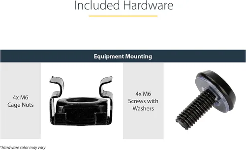 Vista 5 de StarTech - Estante voladizo para rack de servidores de 1U, 7 pulgadas, 33