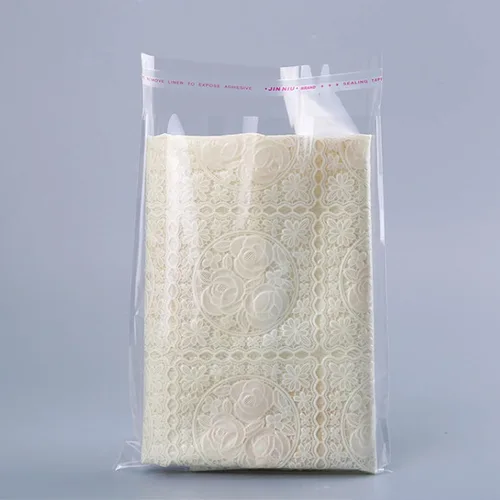 Vista 7 de Bolsas de celofán resellables transparentes de 7 x 10 pulgadas, autoadhesivas, 100 bolsas de celofán autosellantes