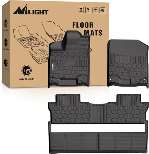 Vista 24 de Nilight Tapetes de piso TPE para Honda Odyssey 2011 2012 2013 2014 2015 2016 2017, para todo tipo de clima, forro de piso personalizado, resistente