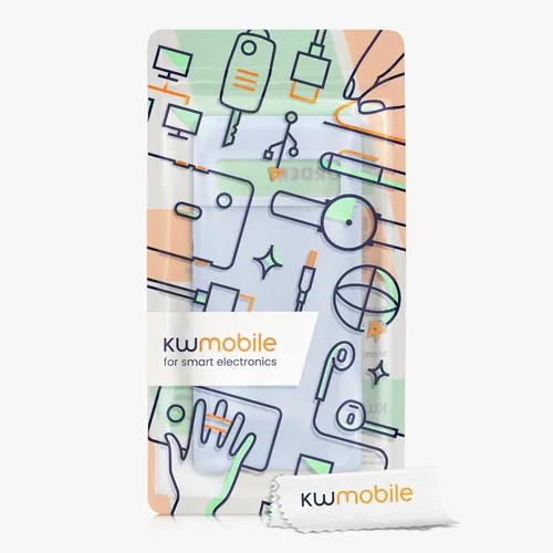 Vista 414 de kwmobile Funda Compatible con Google Pixel 6 Pro - Funda de teléfono de silicona TPU con acabado suave - Azul Arrecife