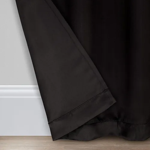 Vista 6 de Eclipse Darrell - Cortinas térmicas blackout para ventana, diseño moderno con ojales, para dormitorio o sala de estar (panel individual), 37 x 54