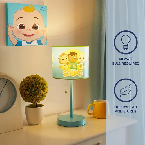 Vista 4 de Idea Nuova - Lámpara de mesa de CoComelon para niños, con tirador