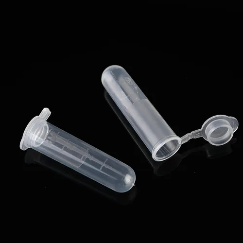 Vista 2 de Eowpower 100 piezas de 0.1 fl oz de plástico frasco botella tubos para almacenamiento de muestras de contenedores líquidos