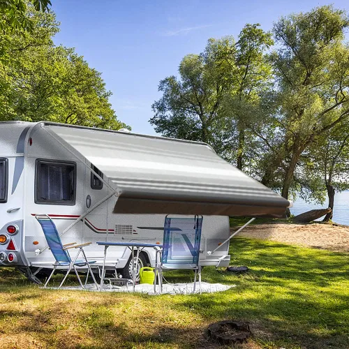 Suncode tela de repuesto para toldo de autocaravana, vinilo resistente al agua, universal, para cámperes, remolques y toldos de autocaravana,